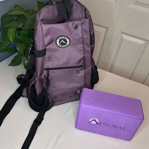 Aurorae Purple Sling Backpack